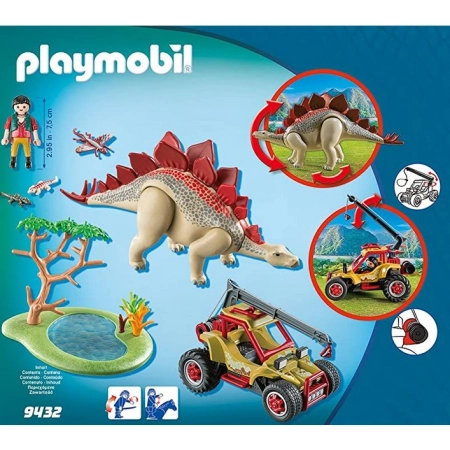 laymobil 9432 Dinozaur Stegozaur Pojazd Badawczy